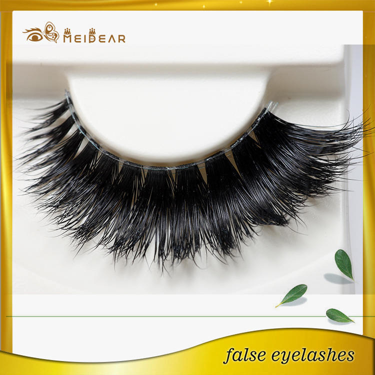  Prvate label dramatic thick  clear band mink eyelashes 